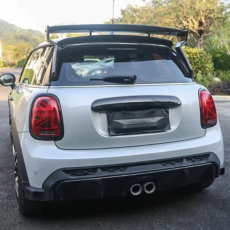 GMC Style Carbon Fiber Rear Spoiler for MINI JCW F56  S 2014-2023 Tail Wing Roof Body Kit